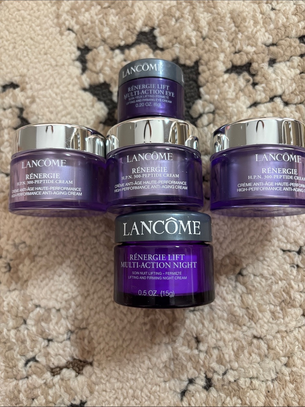 Rénergie Lift Multi-Action Night Cream & Eye cream. Renergie H.P.N. 300 Peptide